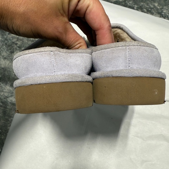 UGG Shearling SLIDE Sz 6 Lilac - Picture 6 of 16